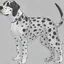 Placeholder: Hermoso perro Dalmata clip arte