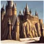 Placeholder: hogwarts castle, edward hopper style