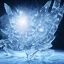 Placeholder: celestial, reflection, ice crystals, snow, icicles