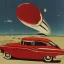 Placeholder: 50'S GREASER GUITAR ROCKABILLY HOTROD SPACESHIP SURF