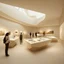 Placeholder: Museum design with “interactive exhibition halls”, natural lighting, modern style, earthy colours