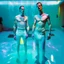 Placeholder: Nickolas MulLen and his boyfriend are standing above thier pool showered spa heater while in tight loincloths and Nickolas is flexing there muscles while illuminated by the ambient teal glowing on the glowing marbled floor made of long flat marble slabs, the ground next to the clinical yard is in thGenerate different sequences (e.g., a human dude to feral stallion punk shirtlesss nakeddd make to horse transmogrification sequences and alpha male to steed physical alteration sequence) William
