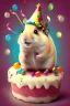 Placeholder: Hamster happy birthday