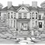 Placeholder: black and white house in a counb-btry