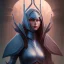 Placeholder: sango fantasy, fantasy magic, intricate, sharp focus, illustration, highly detailed, digital painting, concept art, matte, artgerm and paul lewin, masterpiece, mercury armor