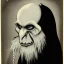 Placeholder: Nosferatu vampire with a tentacle beard hair and fangs as a Russian Orthodox