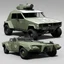 Placeholder: Third design for the unarmed scout car, this one more in the vein of a patrol vehicle for a base or some such.