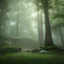 Placeholder: king sitting in the middle of a forest. color is darkgreen