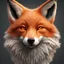 Placeholder: Face of a fox (((made up of small fox faces))), ultra quality, hyper detailed