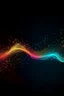 Placeholder: bright abstract particles waves length