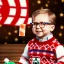 Placeholder: ralphie peter billingsley glasses, cbubby boy in argyle sweater, holding a bar of red soap