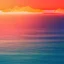 Placeholder: hawaii sunrise, Multiple layers of silhouette waves, with silhouette of volcanos, sharp edges, at sunset, with heavy fog in air, vector style, horizon silhouette Landscape wallpaper by Alena Aenami, firewatch game style, vector style background