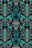 Placeholder: victoran style fabric intricate ornament , seamless , ---tile , vibrant colors , pastel colors , no text , dark blue backround