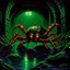 Placeholder: 90's TCG fantasy artwork art of robot crab in sewer