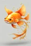 Placeholder: cute flying gold fish fantasy