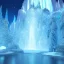 Placeholder: castello di cristallo bianco e oro ， cascata, diamanti, aurora boreale, ice and snow, blue and white, sole liscio e luminoso ， atmosfera di luce soffusa, effetto luce ， vaporwave colorato, concept art, dettaglio liscio ed estremamente nitido, dettaglio finemente regolato, altissima definizione , 8 k, motore irreale 5, messa a fuoco ultra nitida