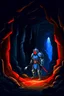 Placeholder: knight in cave