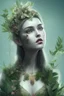 Placeholder: create a women in leaf for product promotion in 4k