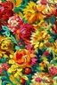 Placeholder: flowers floral pattern in the style of Pierre-Auguste Renoir -- 3d