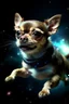 Placeholder: a mythical chiwawa dog in the space close to attack