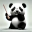 Placeholder: cute baby panda, by pixar