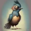 Placeholder: Caricature of a bird