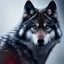 Placeholder: Black Wolf, huge, red eyes, 8K, cinematic lighting, sharp focus, masterpiece, expert