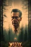 Placeholder: Twin Peaks movie poster, woods, mist