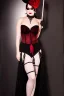 Placeholder: Full body portrait, painting, medium shot lady DarkCabaret