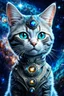 Placeholder: cute and weird stunning cat alien hybrid , galaxy, stars, fantasy, detailed, masterpiece intricate details, HDR, beautifully shot, sharp focus, 64 megapixels, sci-fi mood