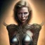 Placeholder: mix young cate blanchett angelina jolie, bodybuilder by gerald brom luis royo