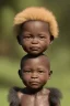 Placeholder: african baby head portrait, warrior costume, village, meditation, woods, cyberpunk, 8k quality