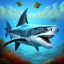 Placeholder: 16 bit pixel art shark