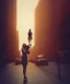 Placeholder: Statue of Queen of photography. Cute blonde woman. Photographer in golden crown. Standing on the street. Big camera in her hand. hyperdetailed, photorealistic, trending on artstation, greg rutkowski, beksinski, kodachrome, lomography, golden hour, bokeh, volumetric light