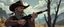 Placeholder: Magnus Carlson in the wild west looking cool with an instrument, anime style