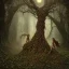 Placeholder: woman, bark skin, detailed fantasy art, stunning, beautiful, gorgeous, turning into tree, morph, forest of the dead, moonlight, mist, George Grie, Marco Escobedo, Igor Morski, brian froud, selina french, howard lyon