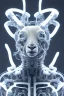 Placeholder: sheep brain cyborg, matrix style