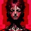 Placeholder: beautiful punk girl, hyper detailed, hyperdetailed, intricately detailed, illustration by <kilian eng> <Yoji Shinkawa>, darkred tones,