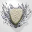 Placeholder: shield formed from lavender