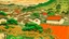 Placeholder: An orange colored Irish town with clovers painted by Katsushika Hokusai