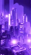 Placeholder: neon purple city