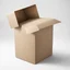 Placeholder: illustration of a carton moving box with an envelope in it against a white background. Full frame