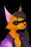 Placeholder: an anthropomorphic fox fursona, female