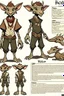 Placeholder: a kobold OC reference sheet