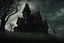 Placeholder: grandiose and cinematic (realistic) photo in realistic colors of an (gothic house on a hill - grass with zombies for blades - gloomy day - horror atmosphere) ((gothic house on a hill - grass with zombies for blades - gloomy day - horror atmosphere))