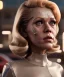 Placeholder: Ultra Realistic retro sci-fi movie Supermarket parking scene, 1960 year, waist up view portrait, 2 clones blonde women, sweet teenager Jane Fonda face, perfect iris, glow eyes, face makeup, tight latex coat, Scare people background, Retro sci-fi style, soft color, highly detailed, unreal engine 5, ray tracing, RTX, lumen lighting, ultra detail, volumetric lighting, 3d, finely drawn, high definition, high resolution.