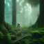 Placeholder: evening, glowing stone skin giant in magical forest, spray painting, foliage frame, fantasy art , movie poster, Realistic photography, incredibly detailed, ultra high resolution, 8k, complex 3d render, cinema 4d, color corrected