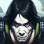 Placeholder: gigachad face,sigma,man face,brutal man,reflections,shadows,more details,realistic light,one person,looking into the camera,Japanese Samurai,White skin,Samurai Armor,Long Black hair covered in a bunch