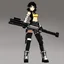 Placeholder: [wii No More Heroes style] Nav Girl with big gun