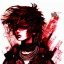 Placeholder: beautiful punk girl, hyper detailed, hyperdetailed, intricately detailed, illustration by <kilian eng> <Yoji Shinkawa>, darkred tones,